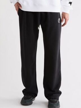 Off-White FIRE! NWT! Virgil Abloh Printed French Terry Sweatpants in Blk. Sz Sm.